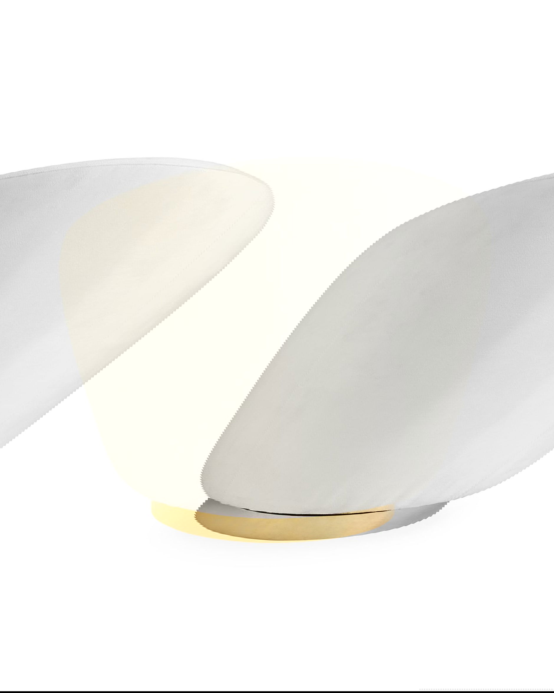 Ether snurrfåtölj vit