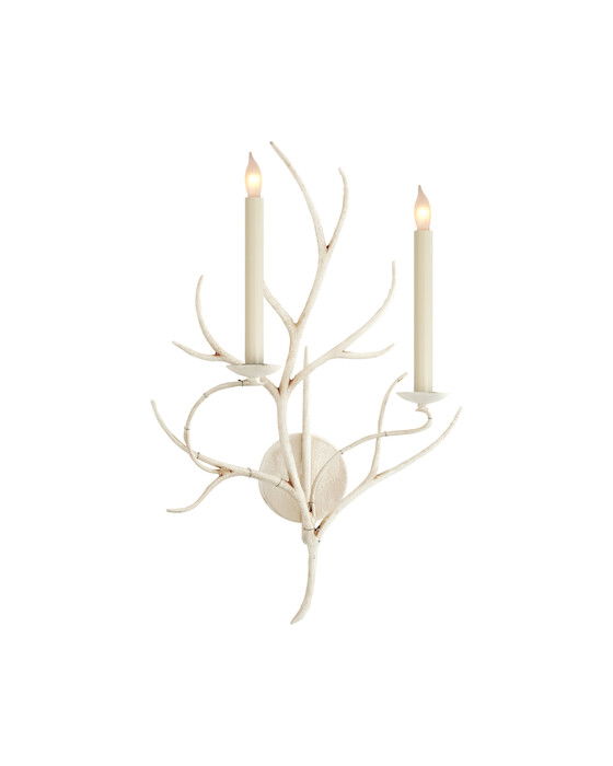Branch vägglampa vit