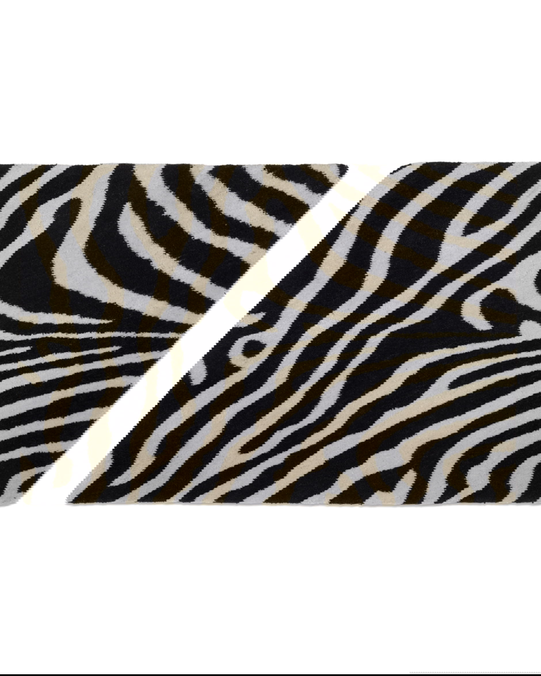 Zebra dörrmatta svart/vit OUTLET