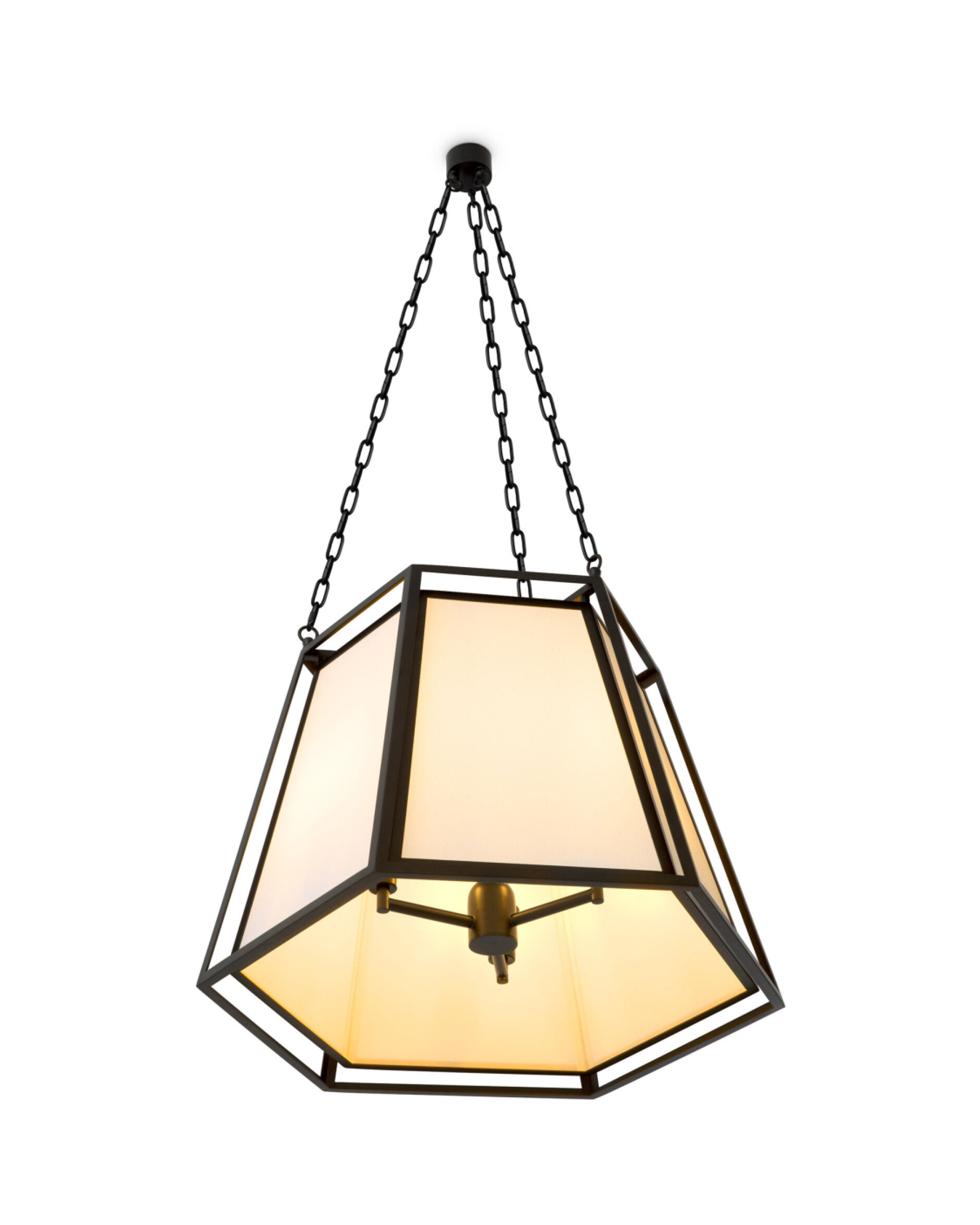 Moreno taklampa svart