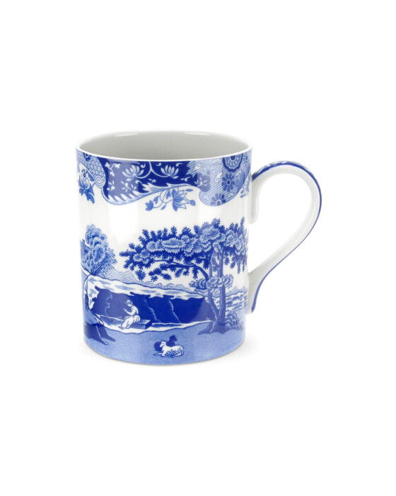 Blue Italian mugg blå/vit