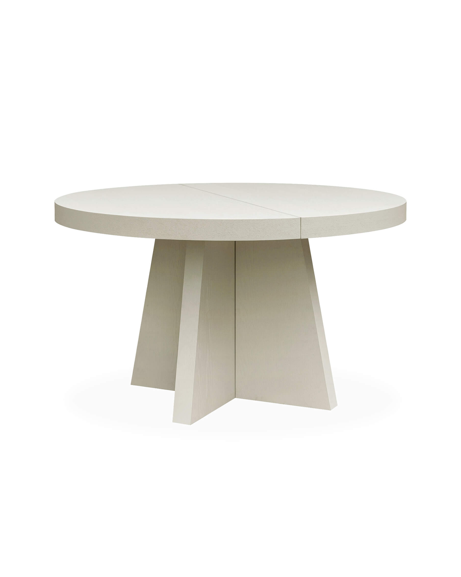 Trent förlängningsbart matbord ivory mist 130-250x130cm