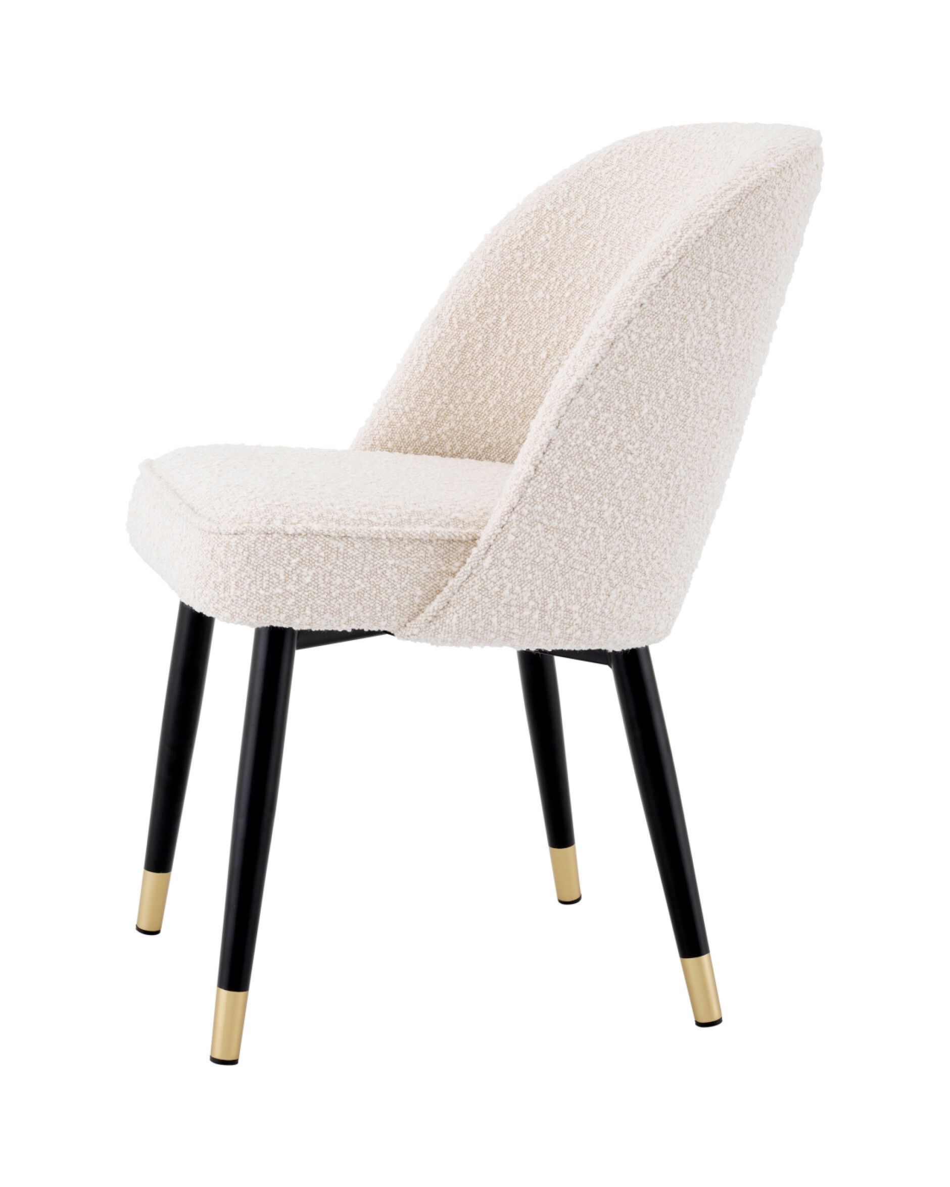 Cliff matstolar bouclé cream 2-set