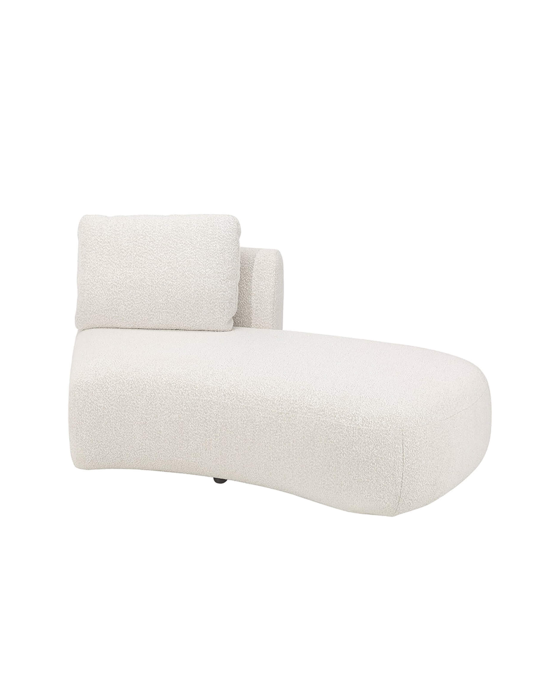 Dixon modul höger bouclé cream 2-sits