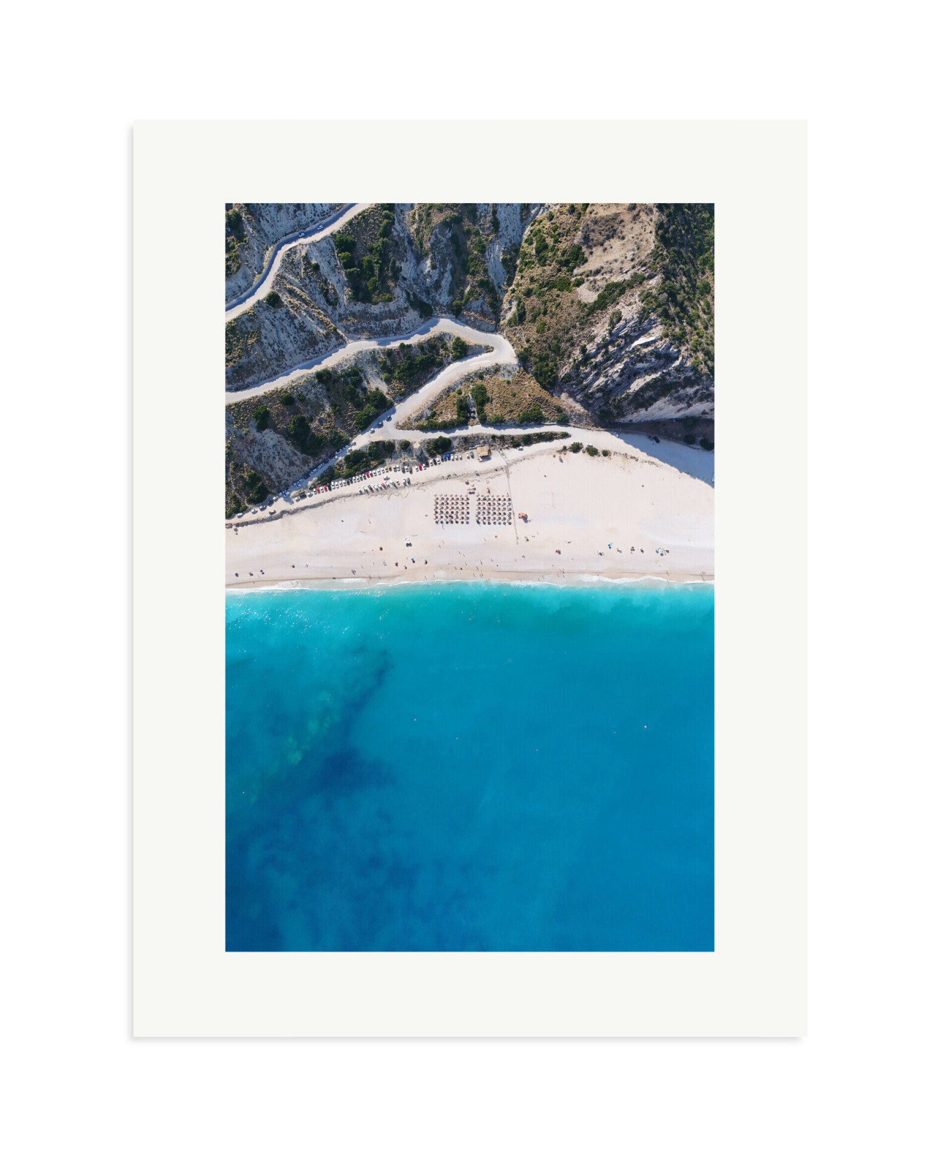 Myrtos Beach Print Only / XL