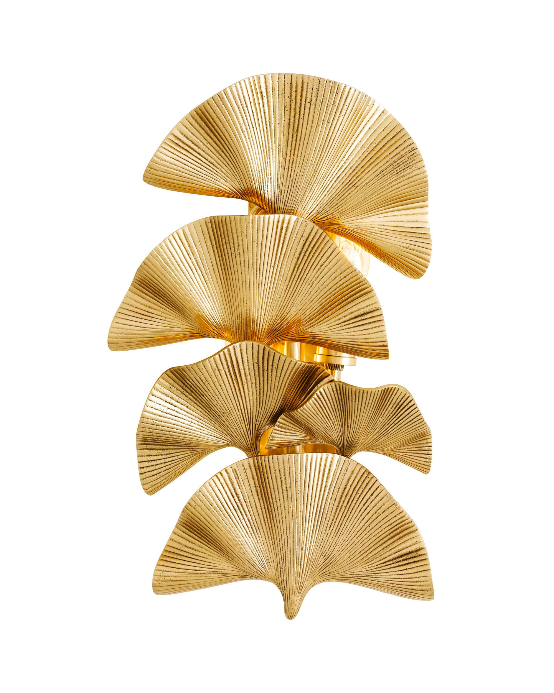 Olivier vägglampa mässing