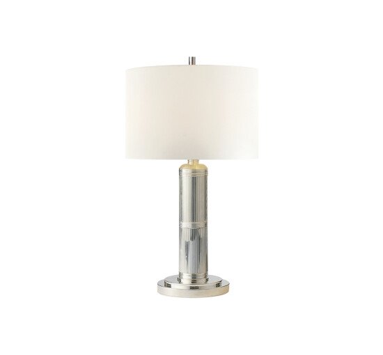 Polished Nickel - Longacre Table Lamp Antique Brass Small