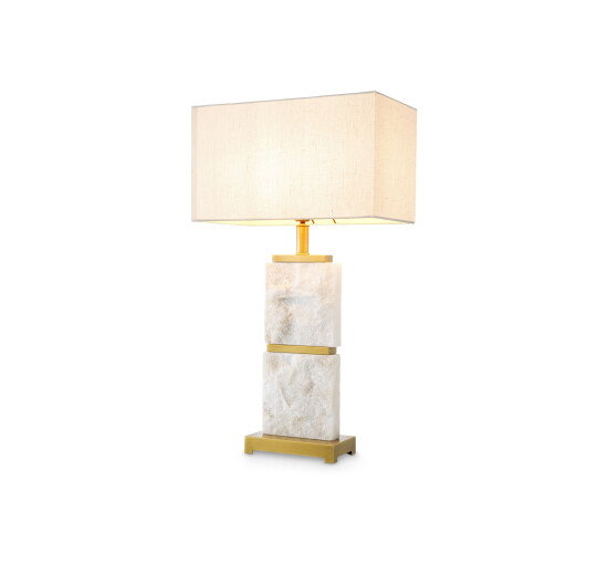 Newton Table Lamp Antique Brass