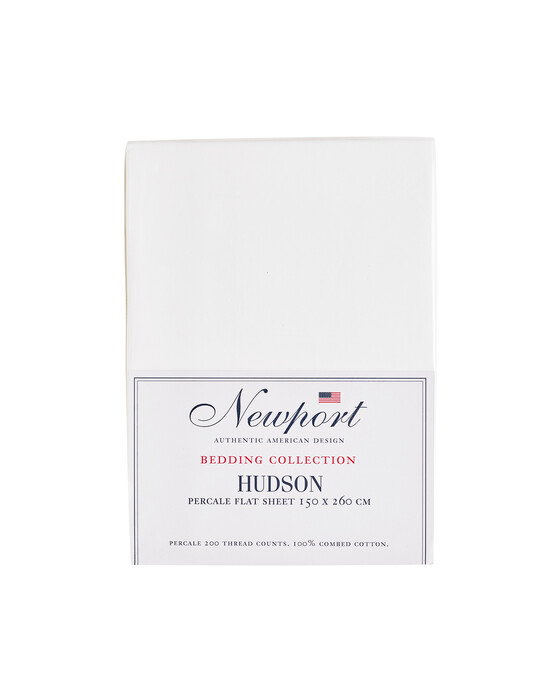 Hudson underlakan vit 150x260