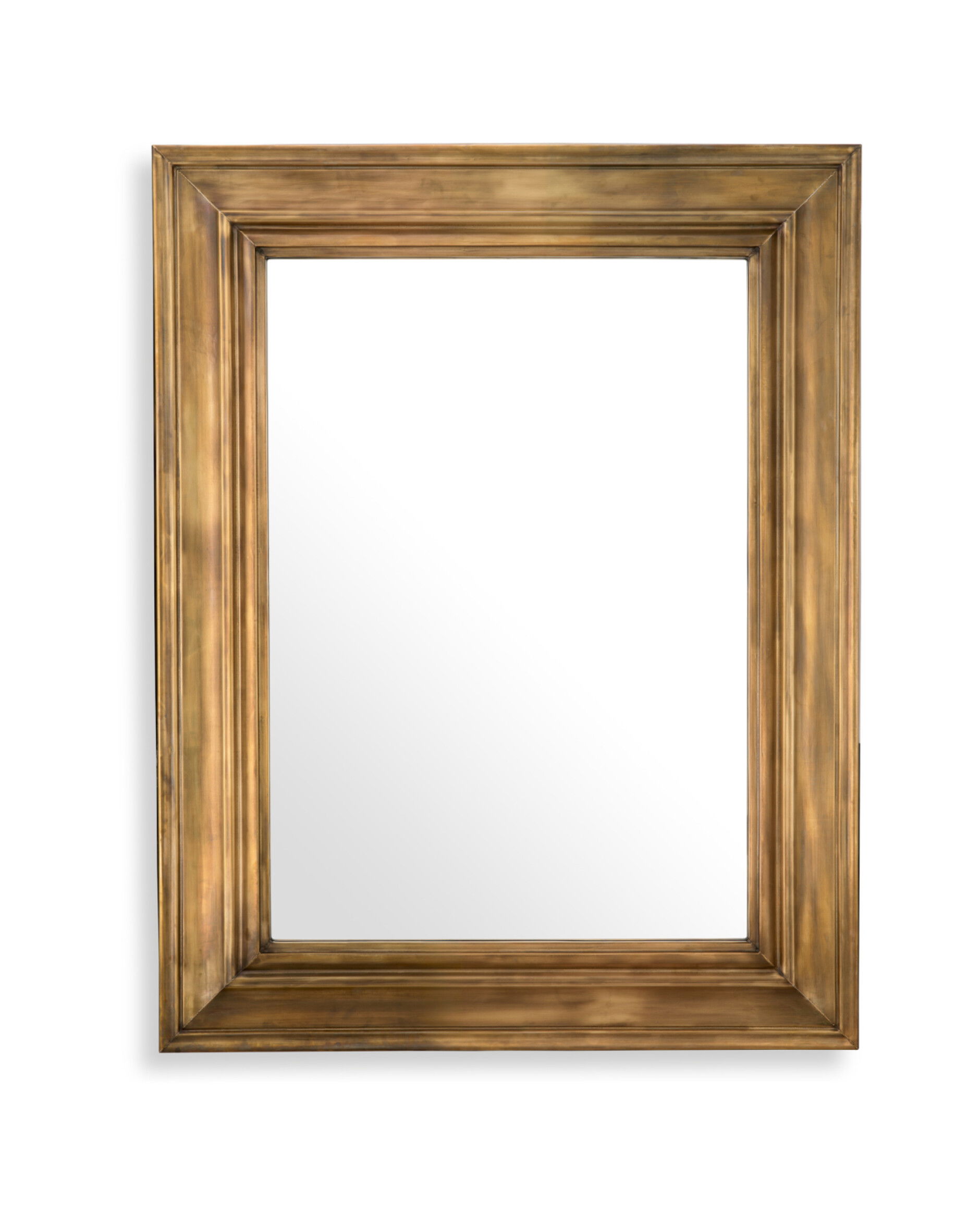 Sanoma spegel antik mässing