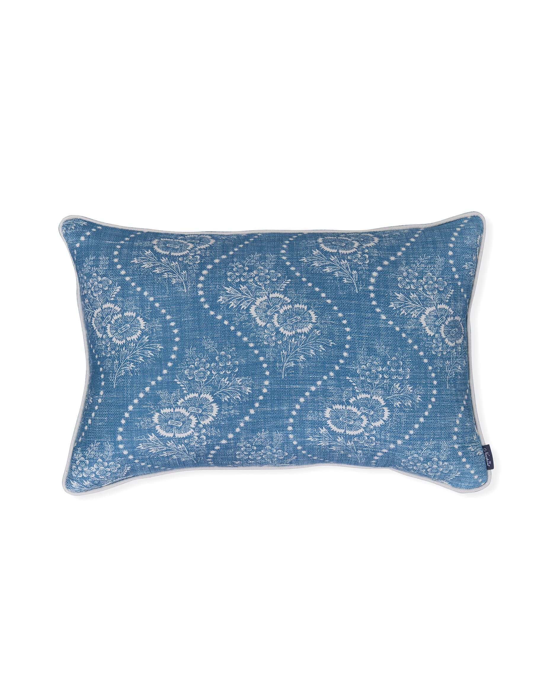 Annaliese Floral cushion cover chambray