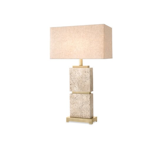 null - Newton Table Lamp Antique Brass
