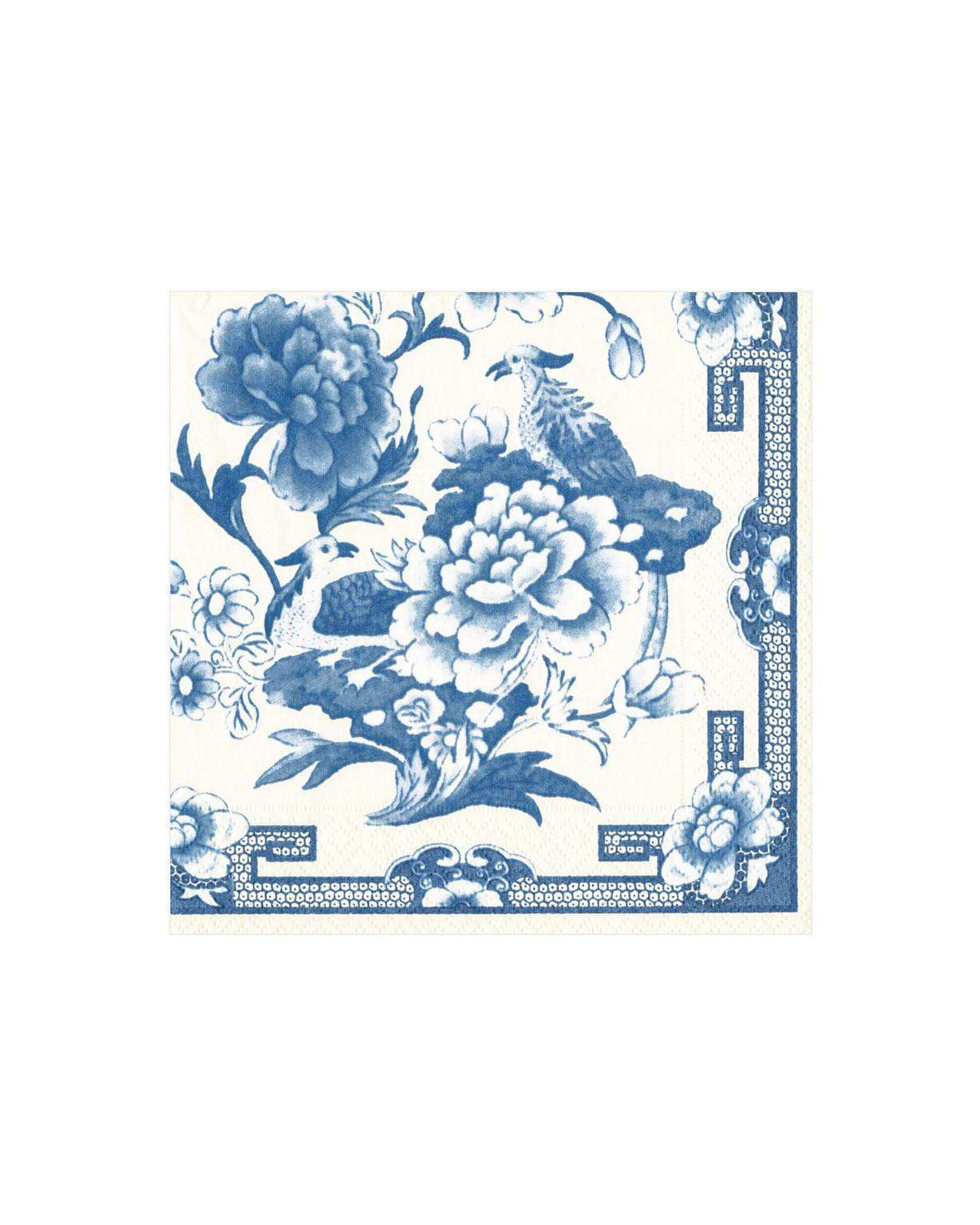 Blue & white servetter 20-pack