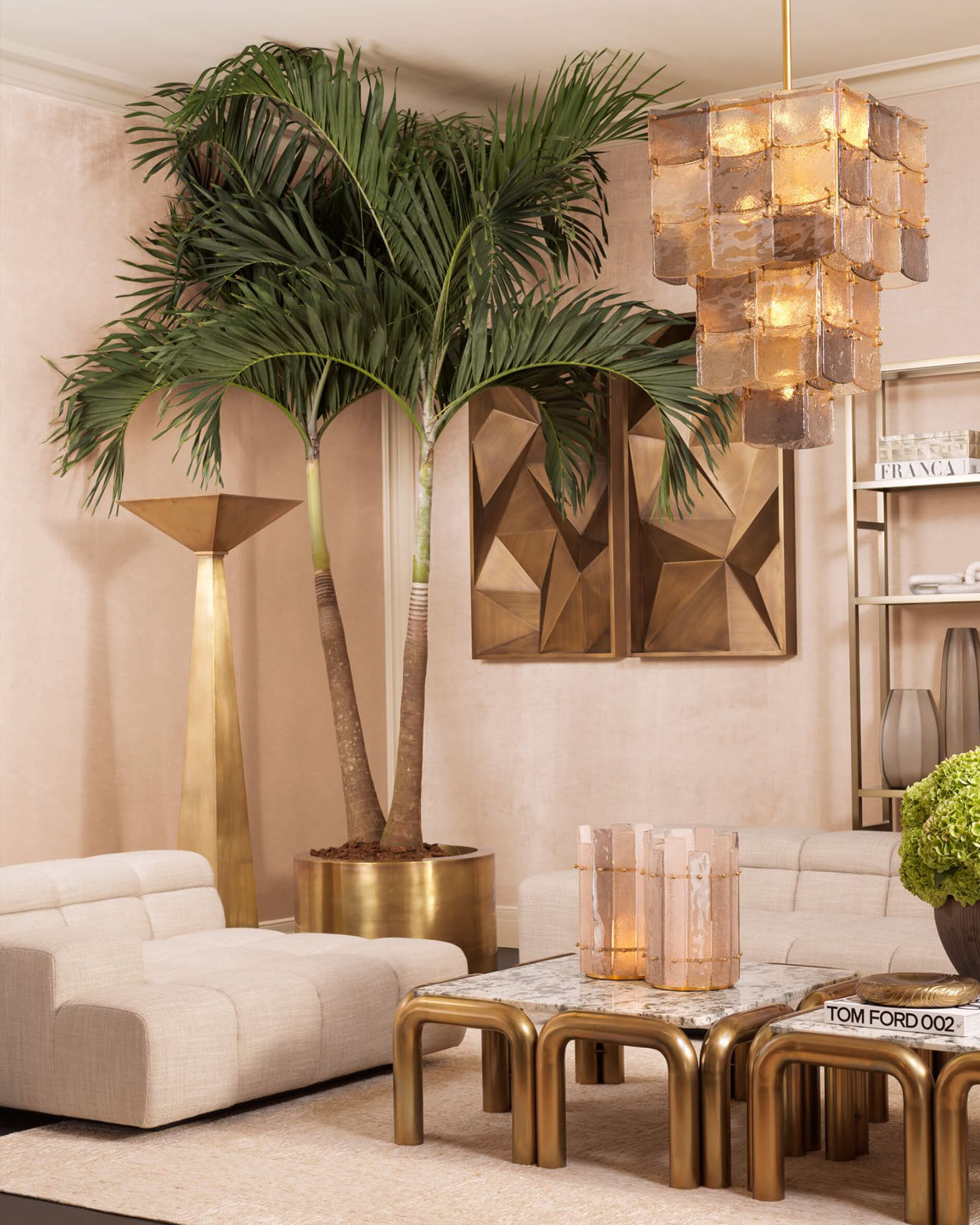 Augustus Floor Lamp Vintage Brass