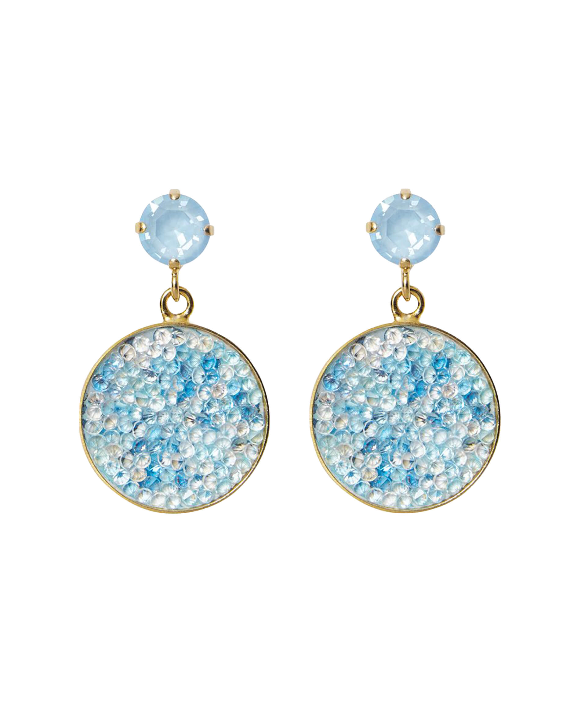 Chloe earrings sky combo