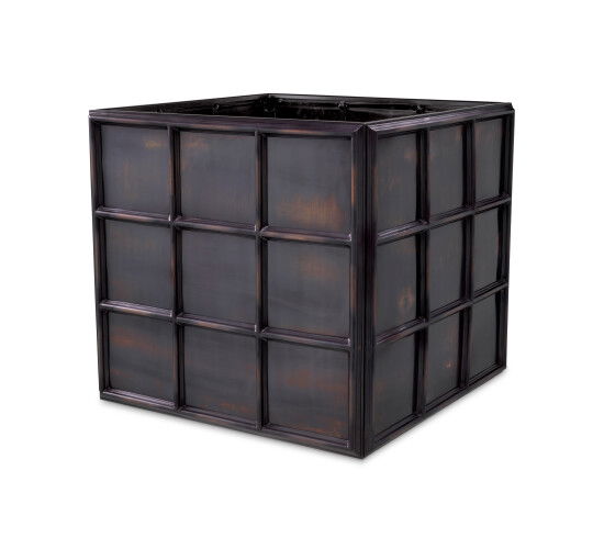 Antiek brons - Grid Planter Antique Bronze