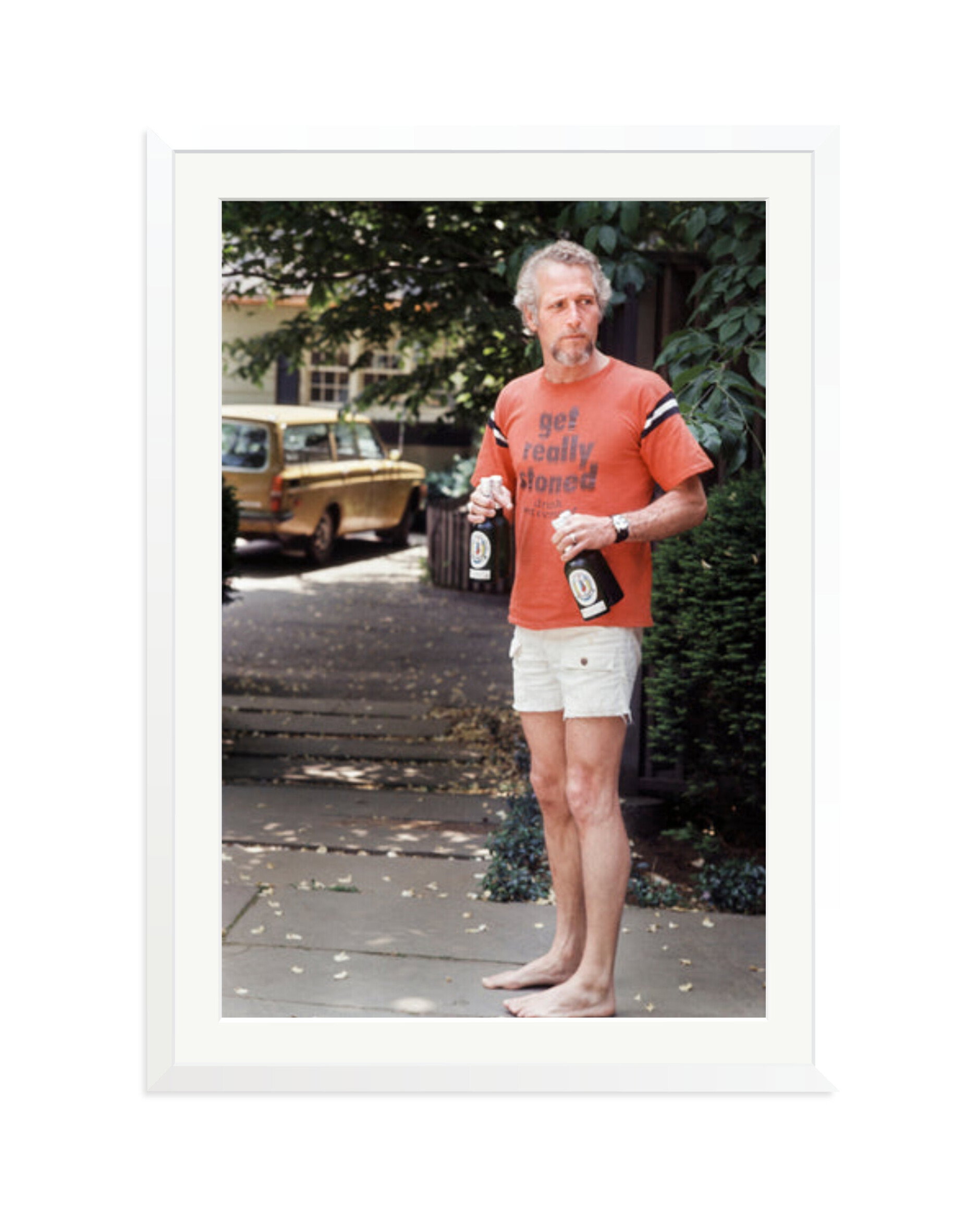 Paul Newman at His Home White / XXL