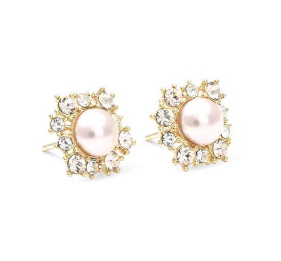 null - Emily pearl earrings rosaline