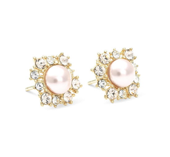 Rosaline - Emily Pearl Earrings Rosaline