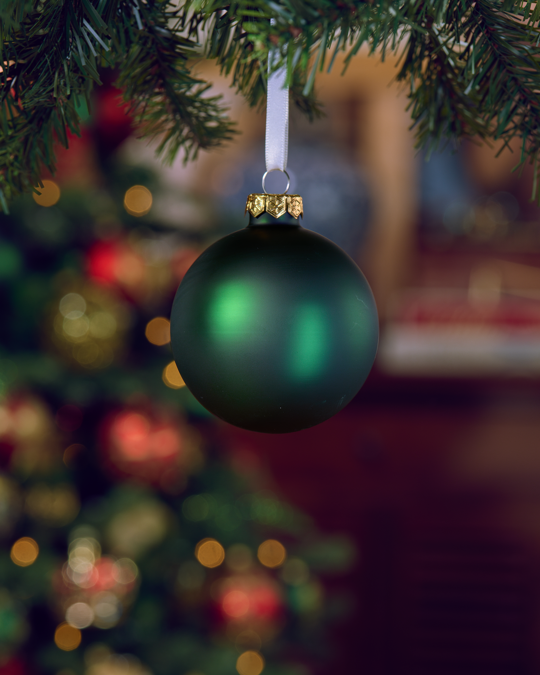 Minette Weihnachtskugeln grün 6er-Set