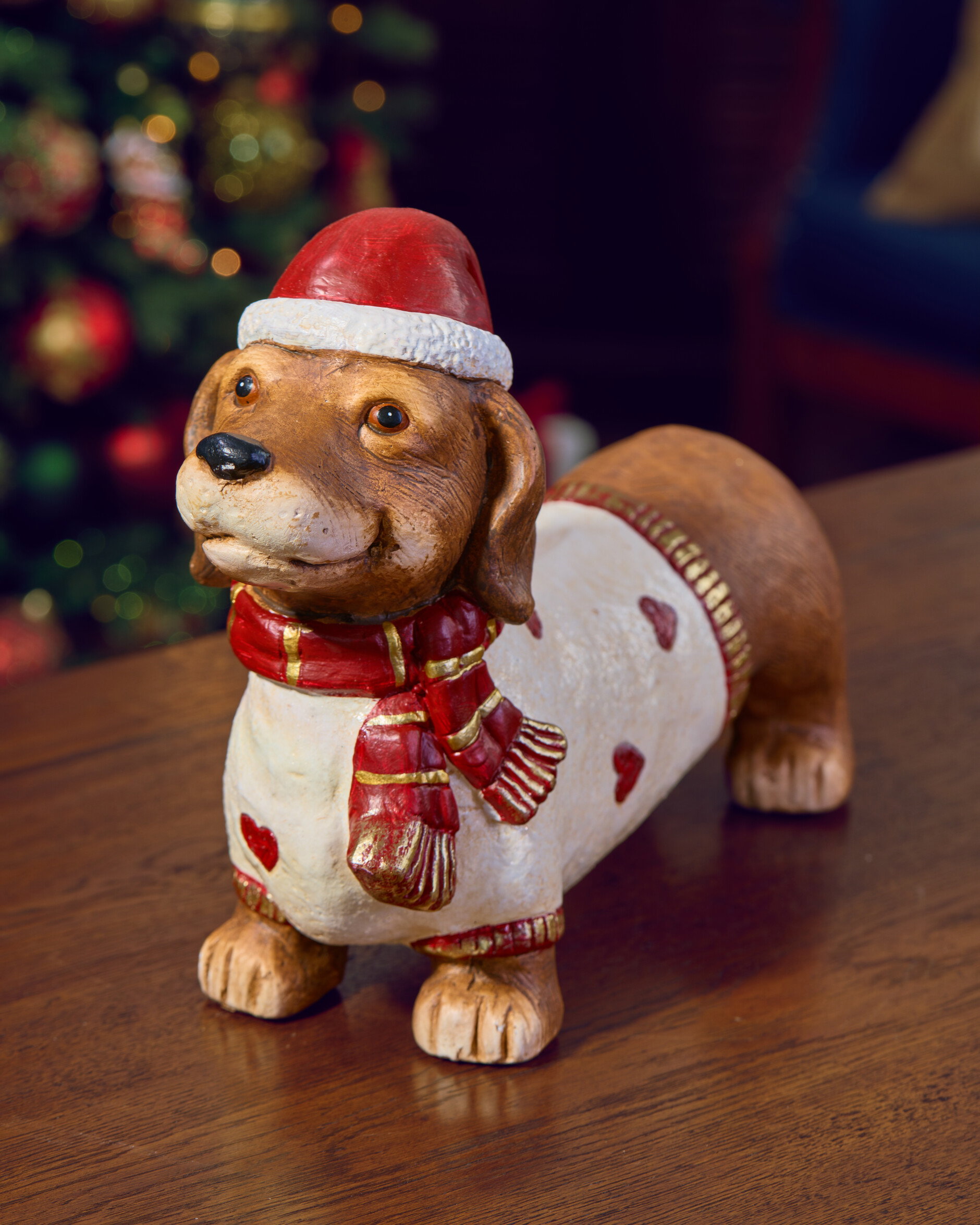 Lucky hund juledekoration