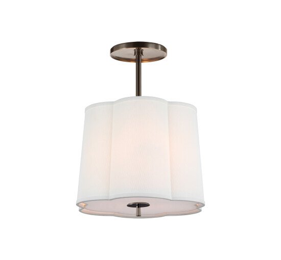 null - Simple Scallop Hanging Bronze