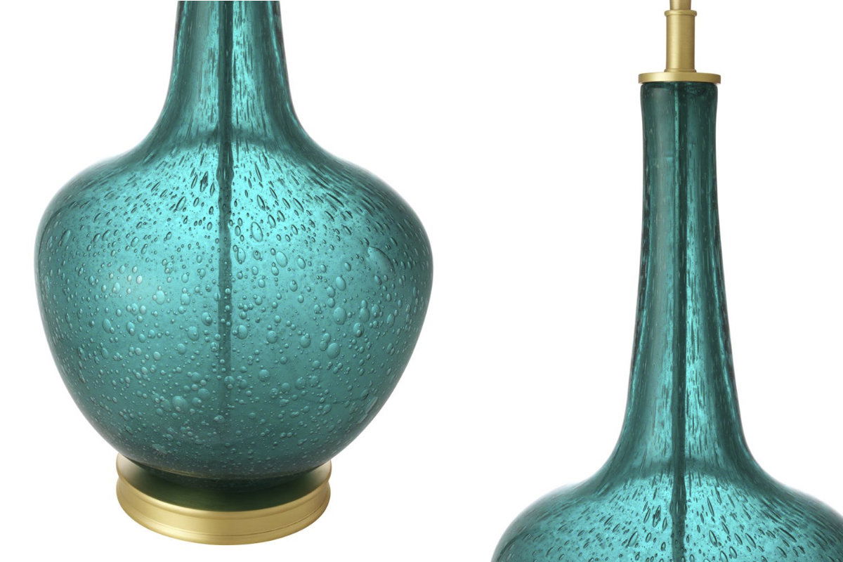 Massaro bordslampa turkos OUTLET