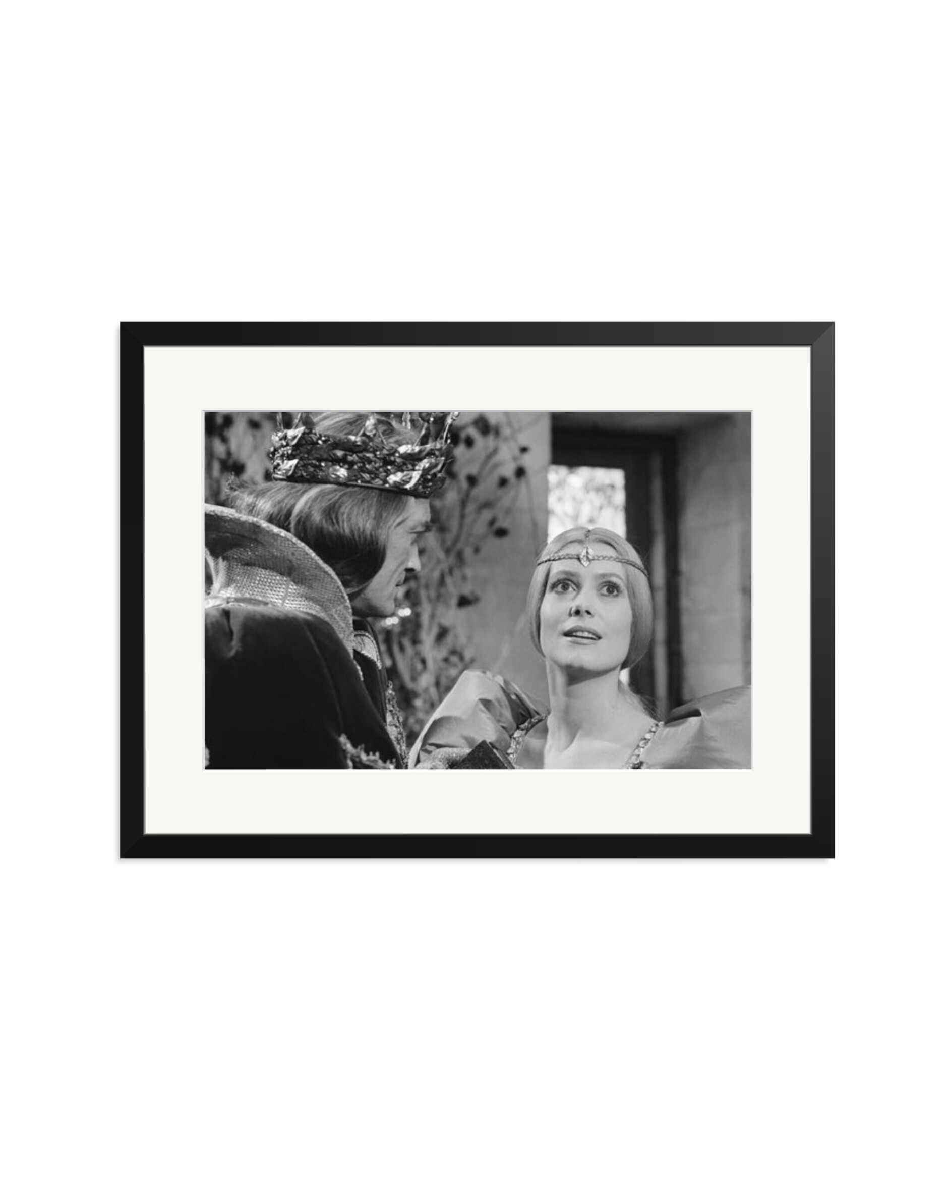 Marais and Deneuve on Set of Peau d'Ane Black / XL