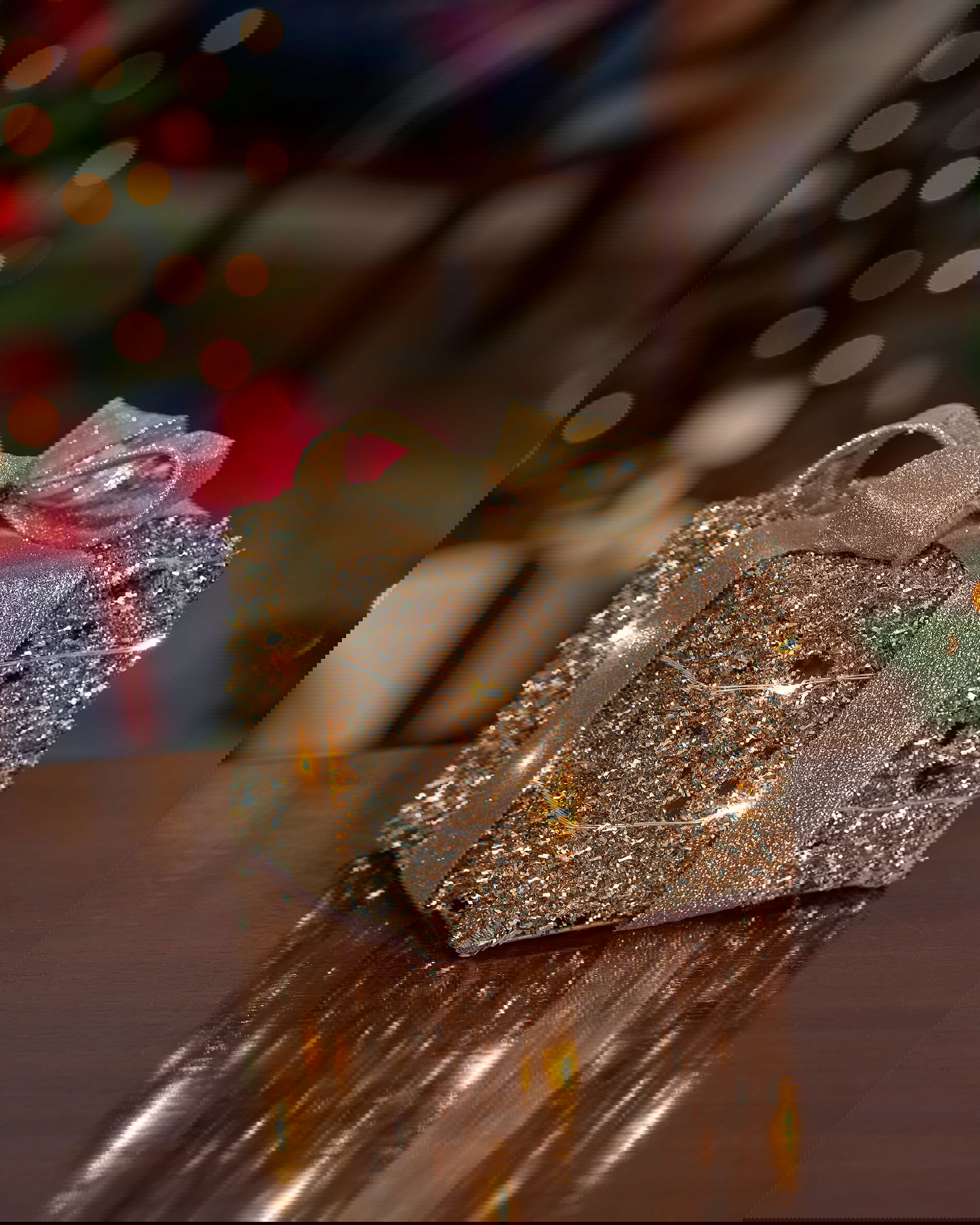 Ophelia paket LED juldekoration champagne