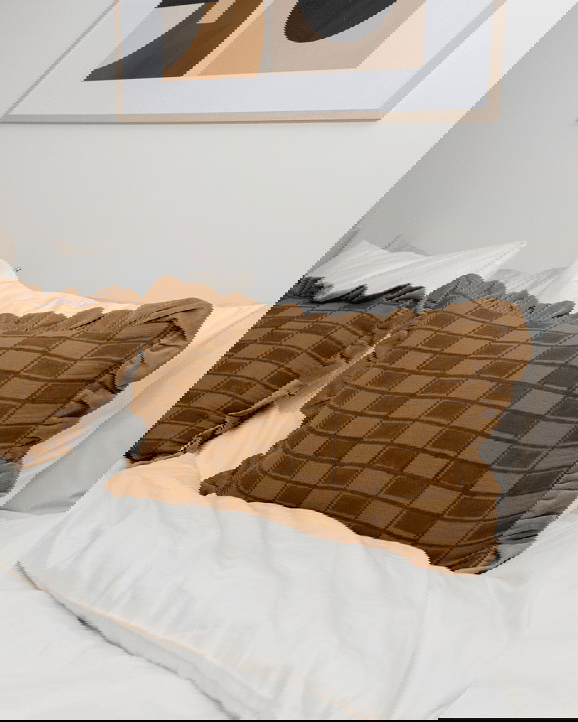 Kussenhoes Block Amber