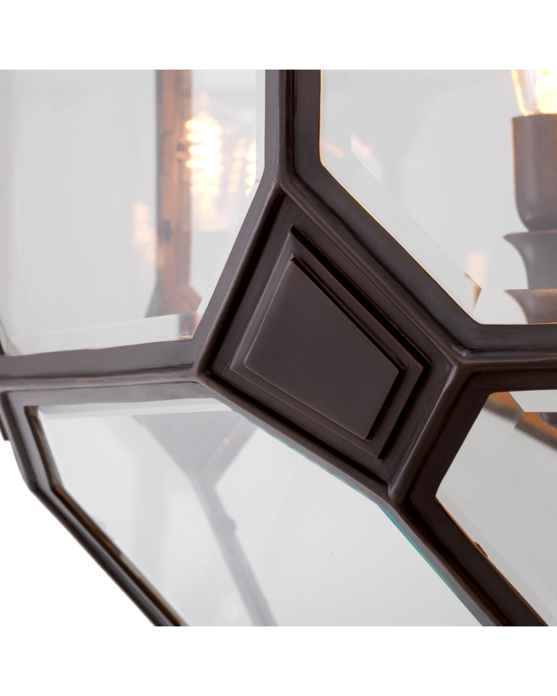 Olympia plafondlamp brons