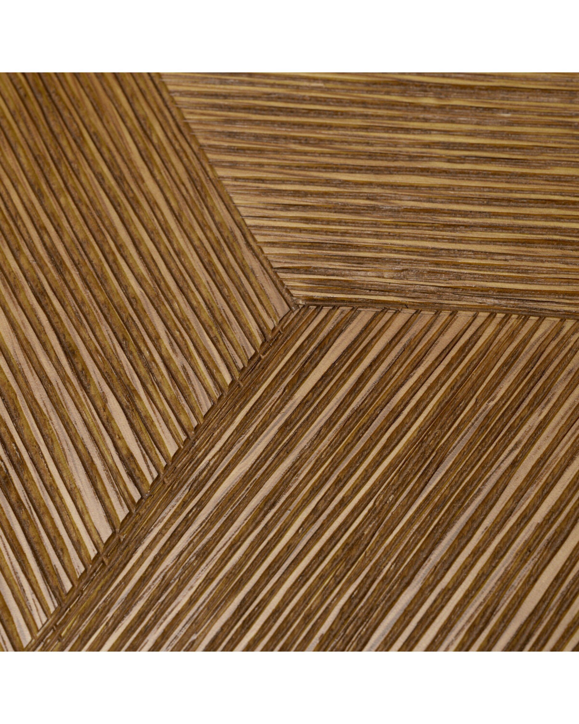 Velutto Side Table Oak Veneer Brass