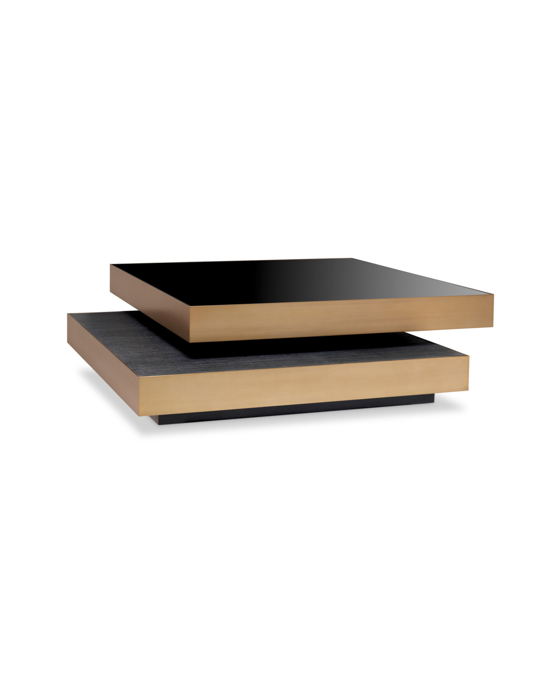 Shelton brass coffee table