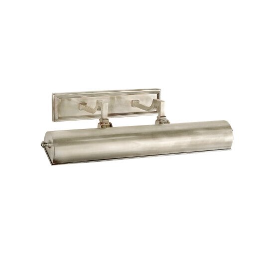 Brushed Nickel - Dean 18" Picture Light Natural Brass