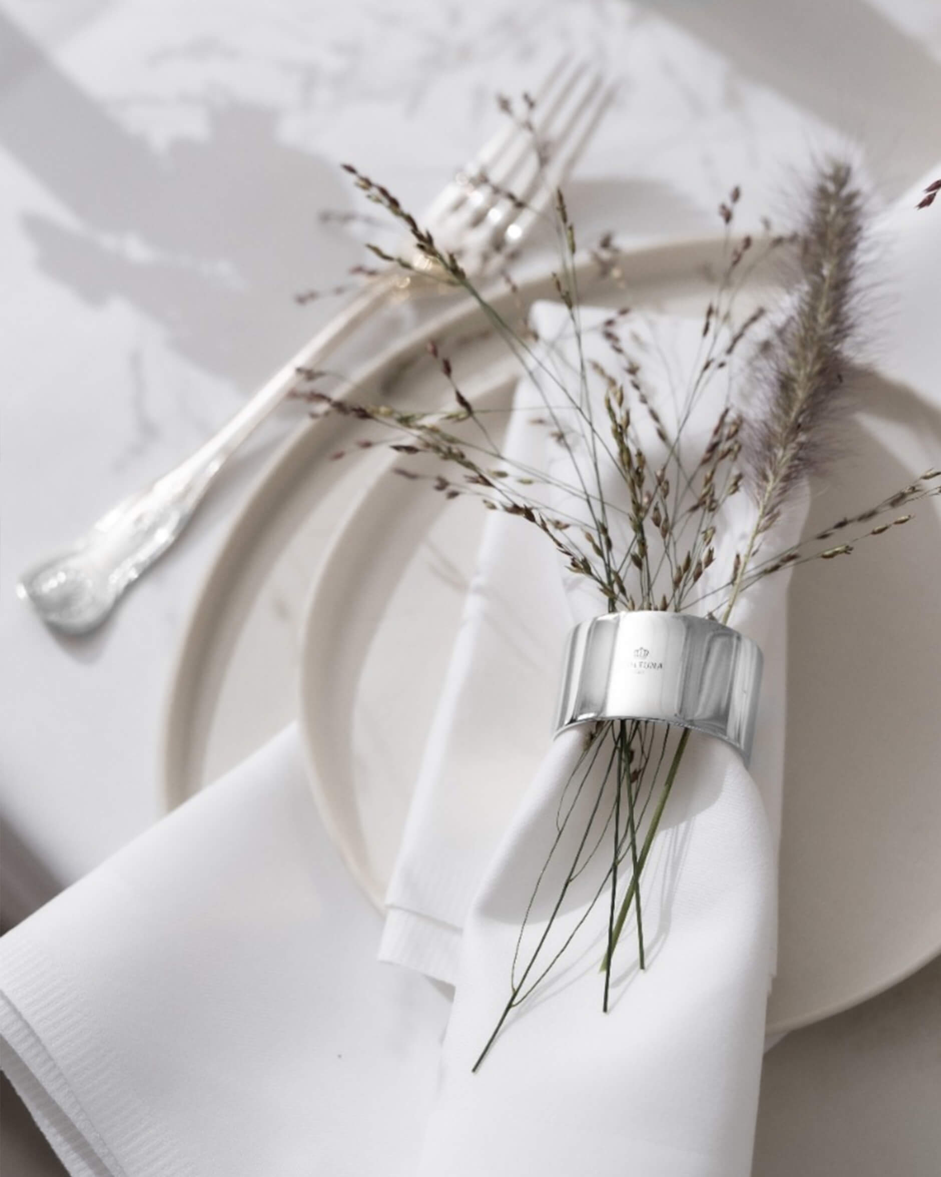 Servettring silver 2-pack