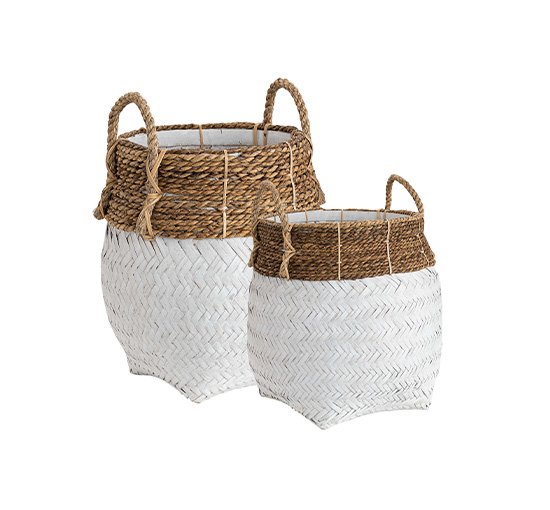 White - Davao storage baskets white
