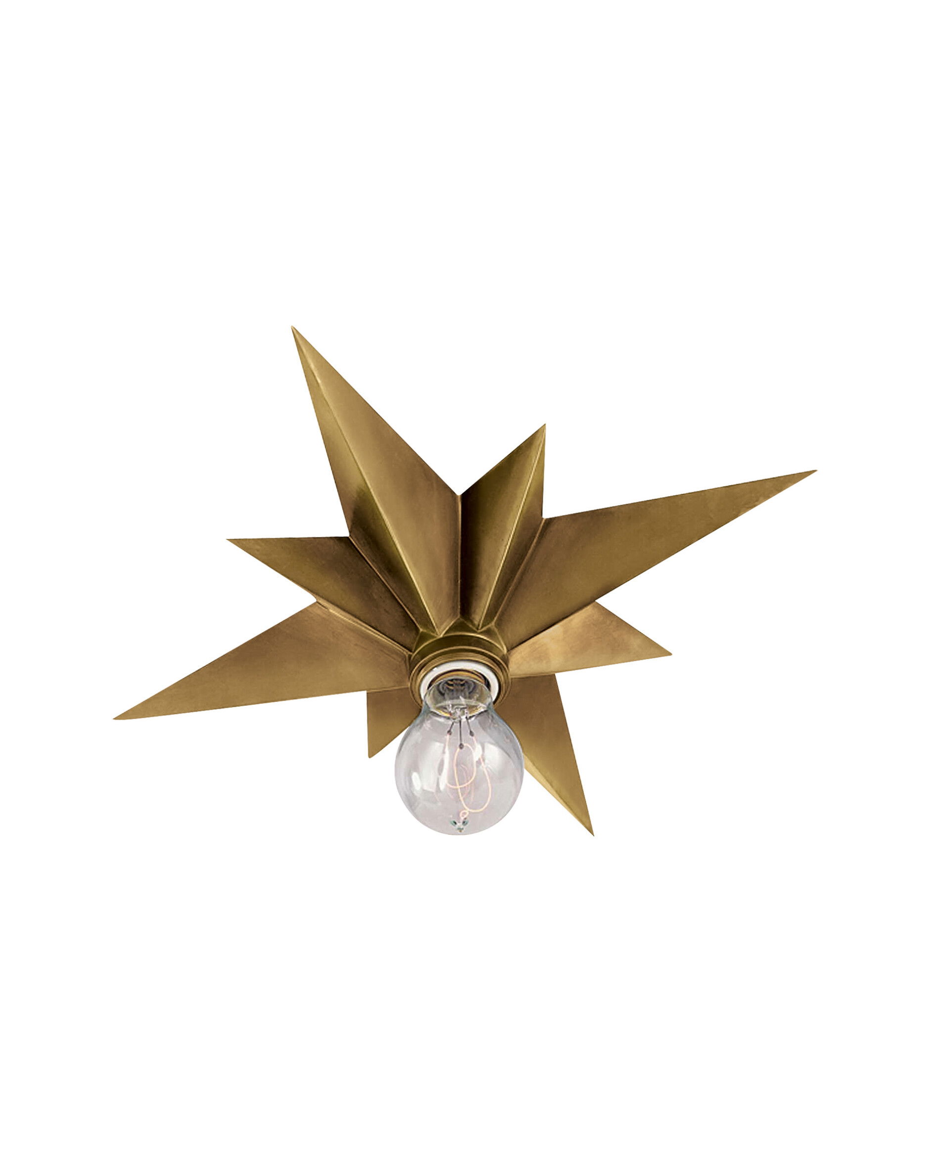 Star plafond antik mässing