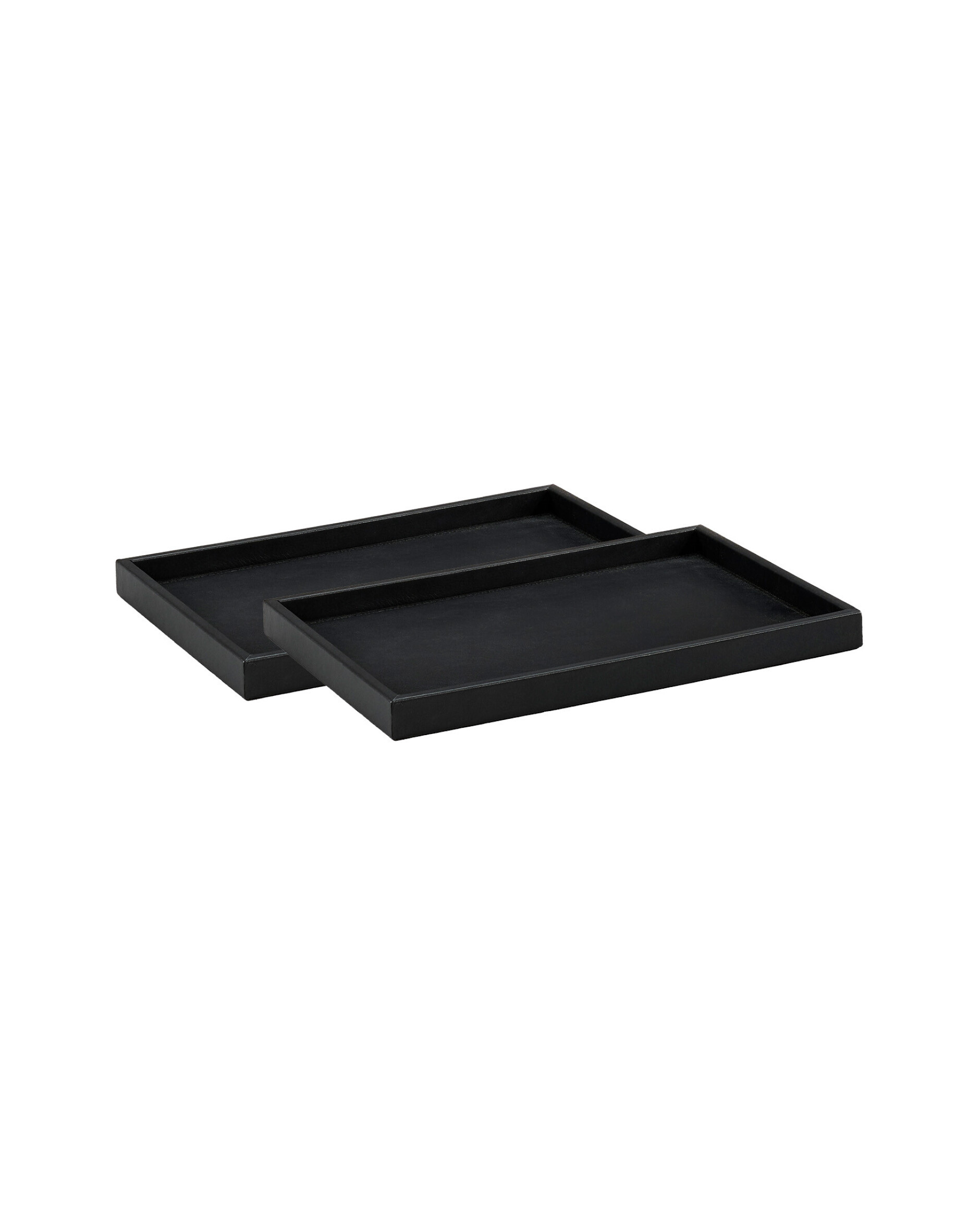 Montero black tray set of 2