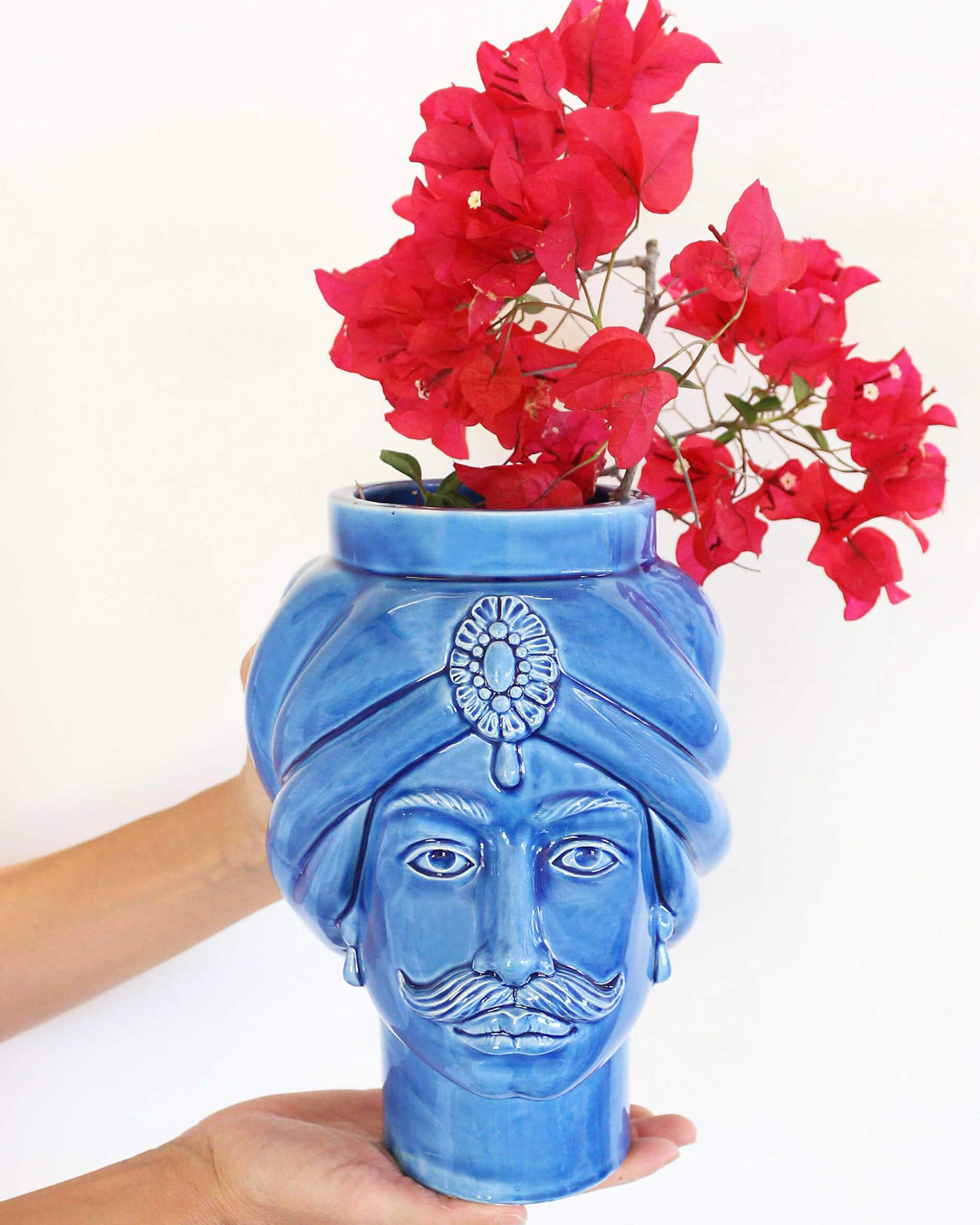 Testa di Moro uomo blå