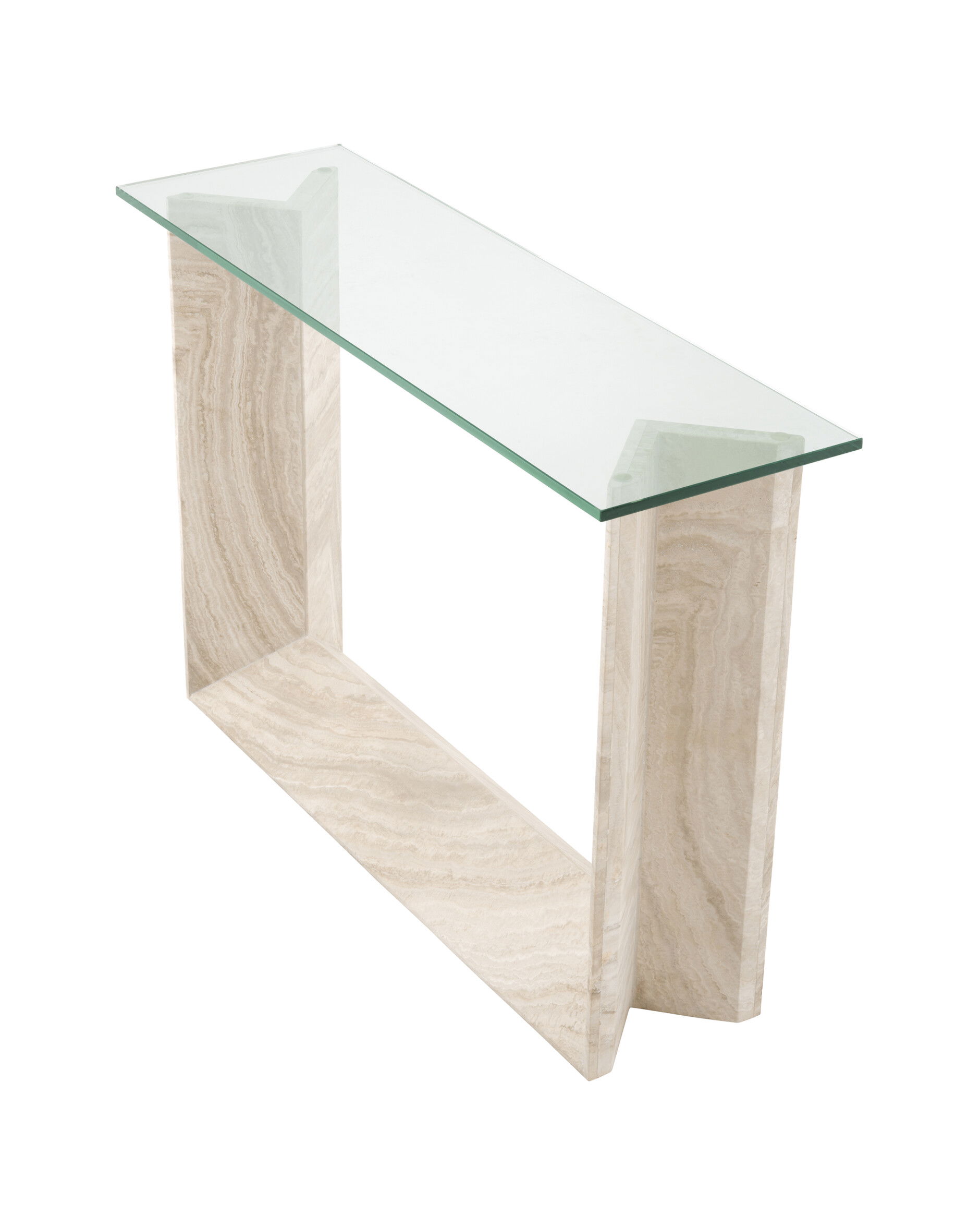 Fortuna konsolbord travertine