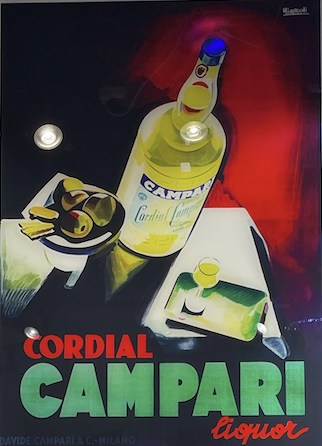 Cordial Campari liquor