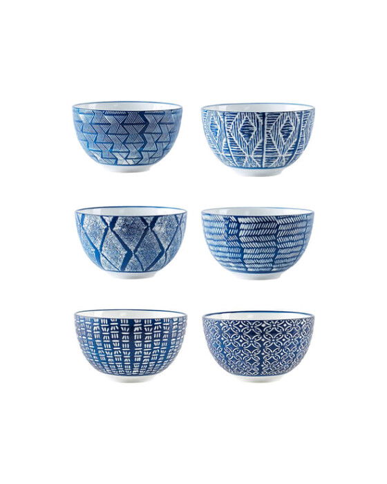 Capri Azzurra djupa tallrikar 6-pack