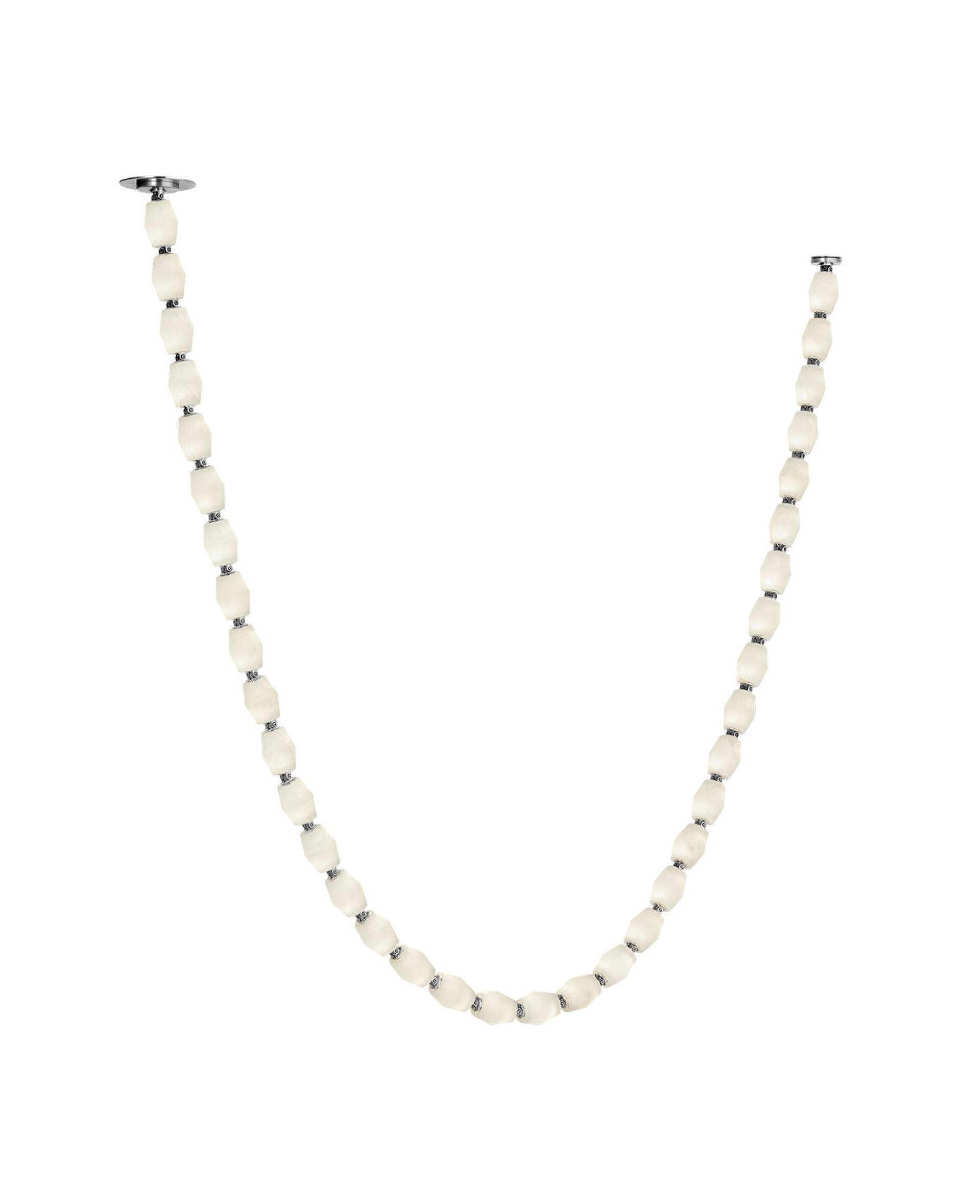 Collier Alabaster 108 Chandelier Polished Nickel 2700K