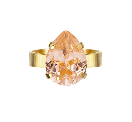 null - Mini Drop ring rose peach