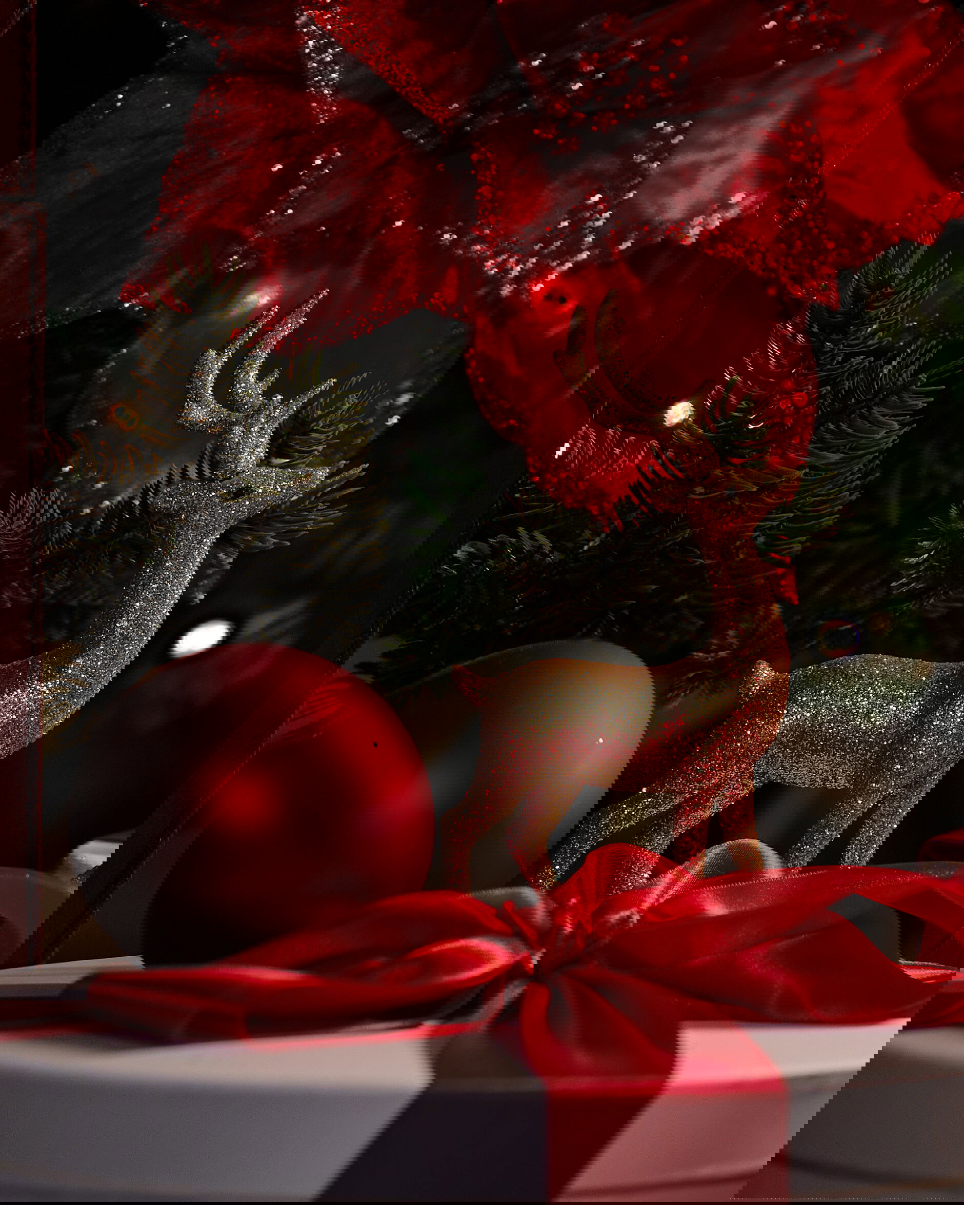 Clifford ren julgransdekoration guld