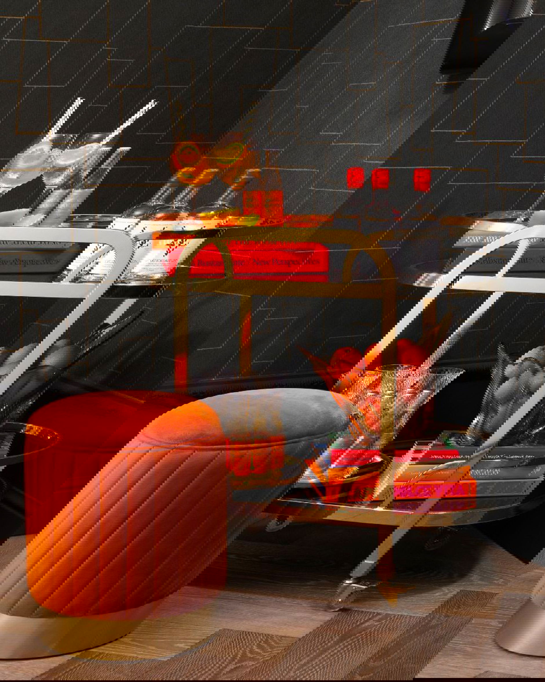 Oakhurst trolley gold OUTLET