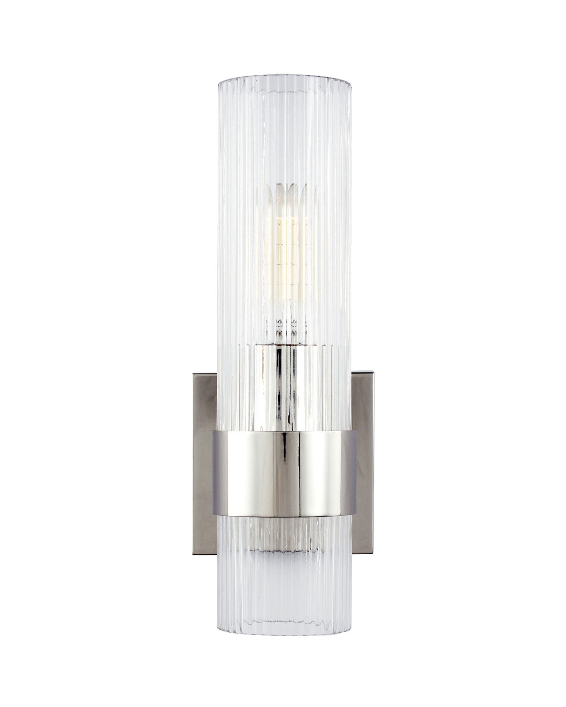 Geneva vägglampa nickel