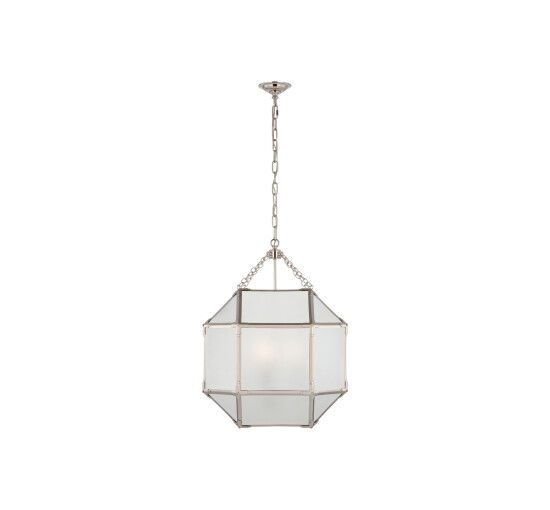 null - Medium Morris Lantern Polished Nickel