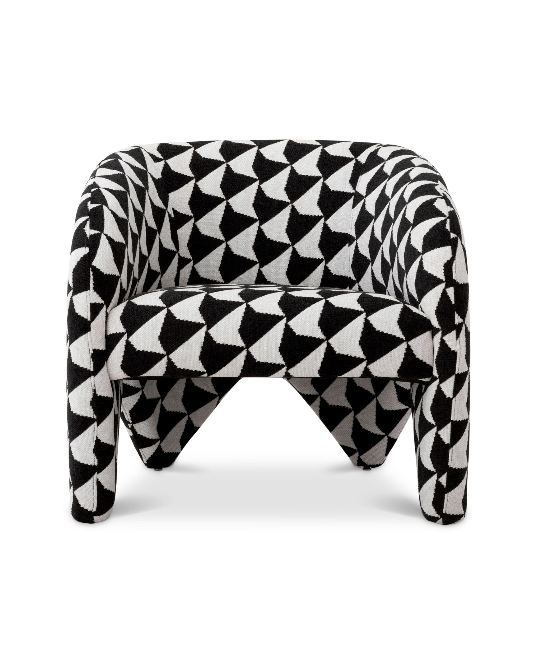 Toledo fåtölj zenith black and white