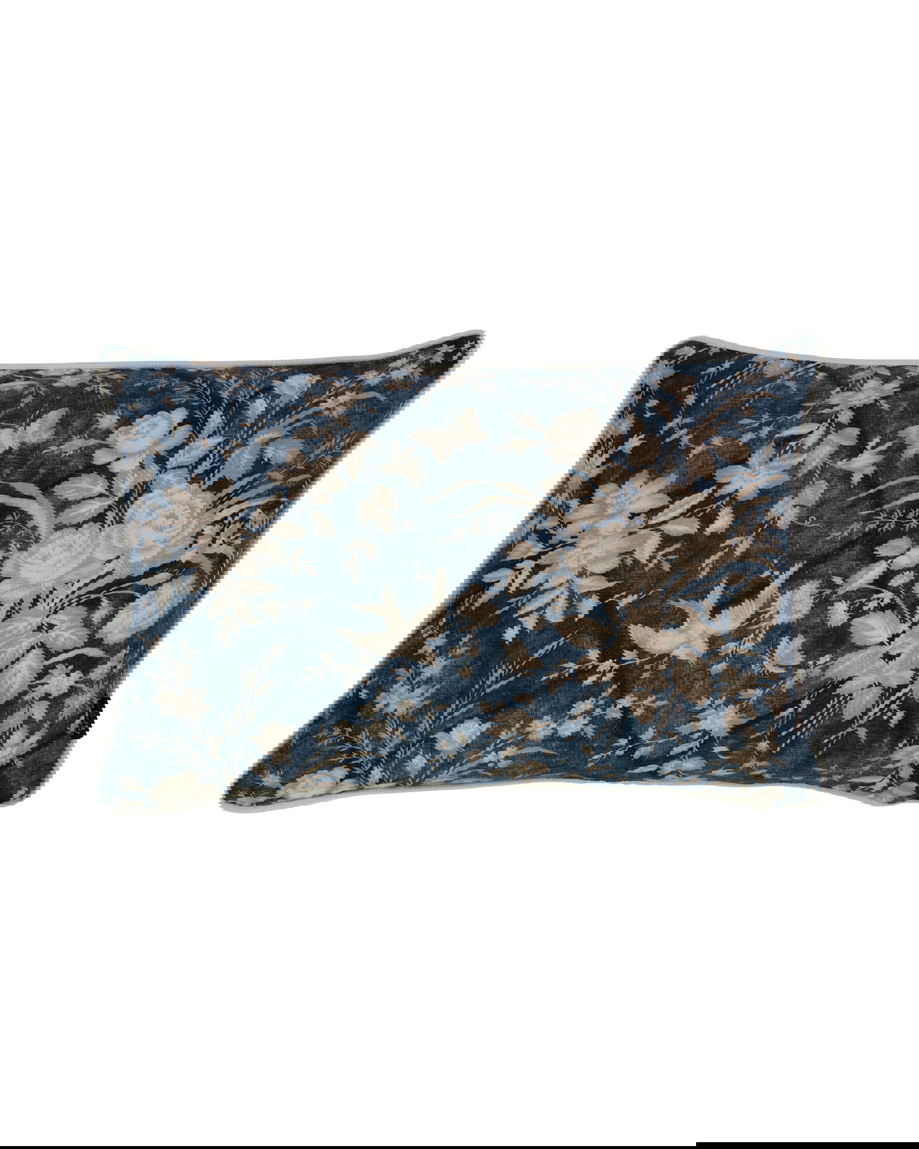 Eliza Floral kuddfodral vintage blue